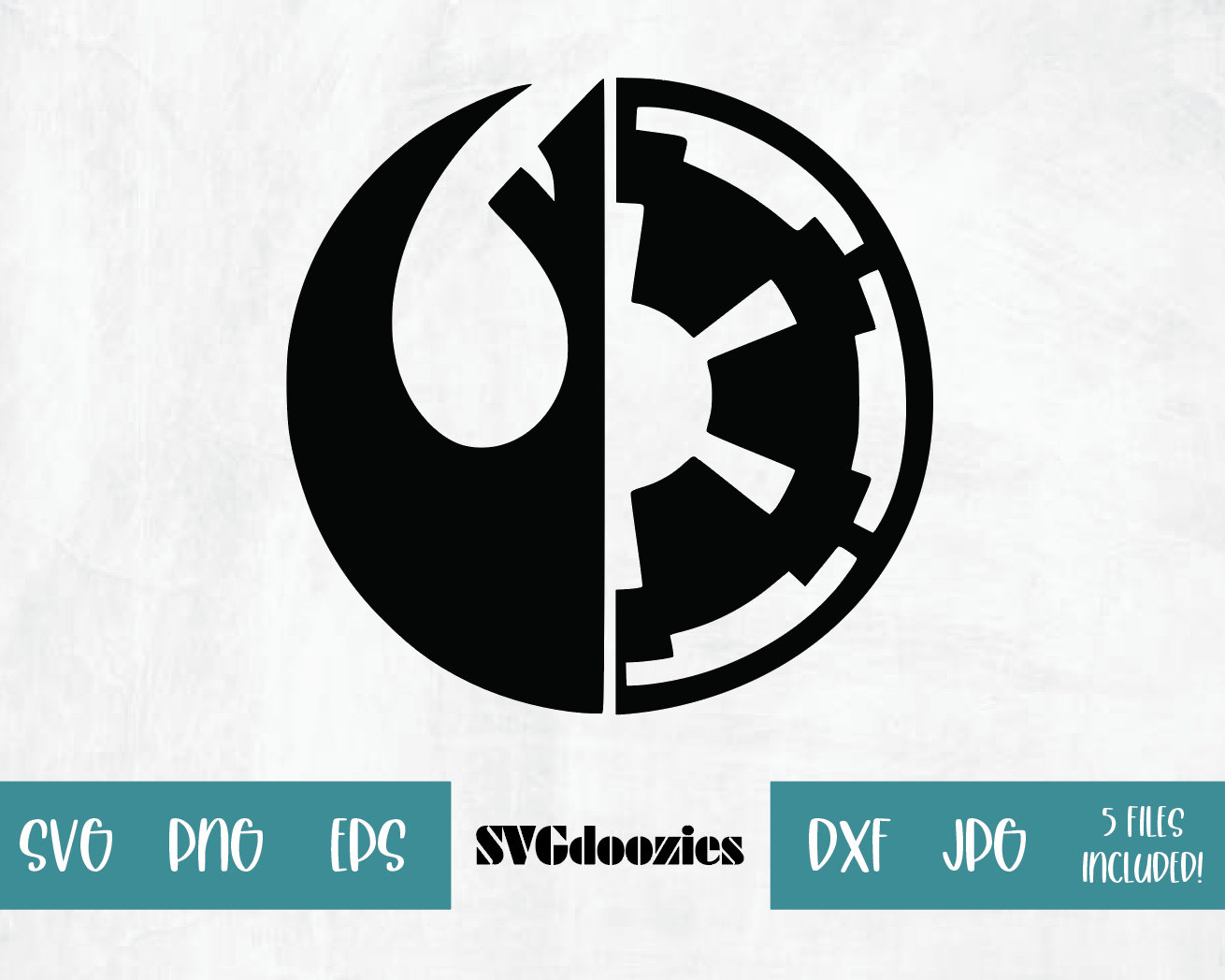 Rebelión Imperio Galáctico Símbolo Logotipo SVG Star Wars Yoda Etsy