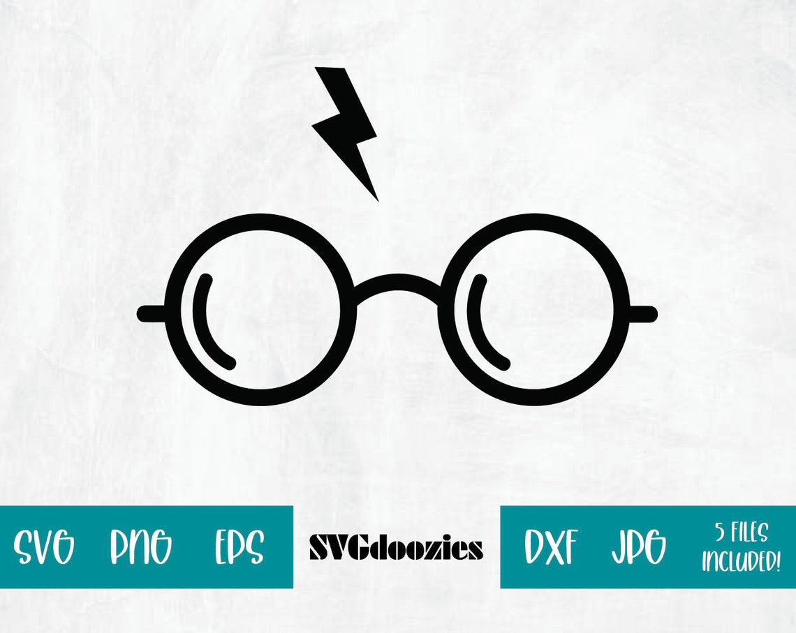 Harry Potter Gläser Blitz SVG Pop Kultur Ron Weasley Hermine Etsy
