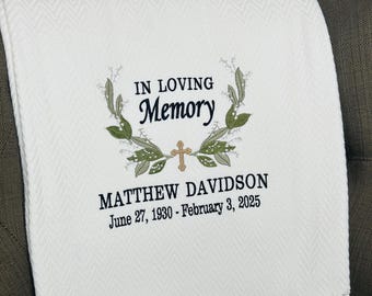 Personalized Memorial Blanket /Custom Bereavement Gift /Sympathy Blanket/Loss of Loved One/In Loving Memory/Always in our Hearts