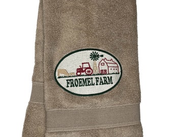 Farm Bath Towel Set - Etsy