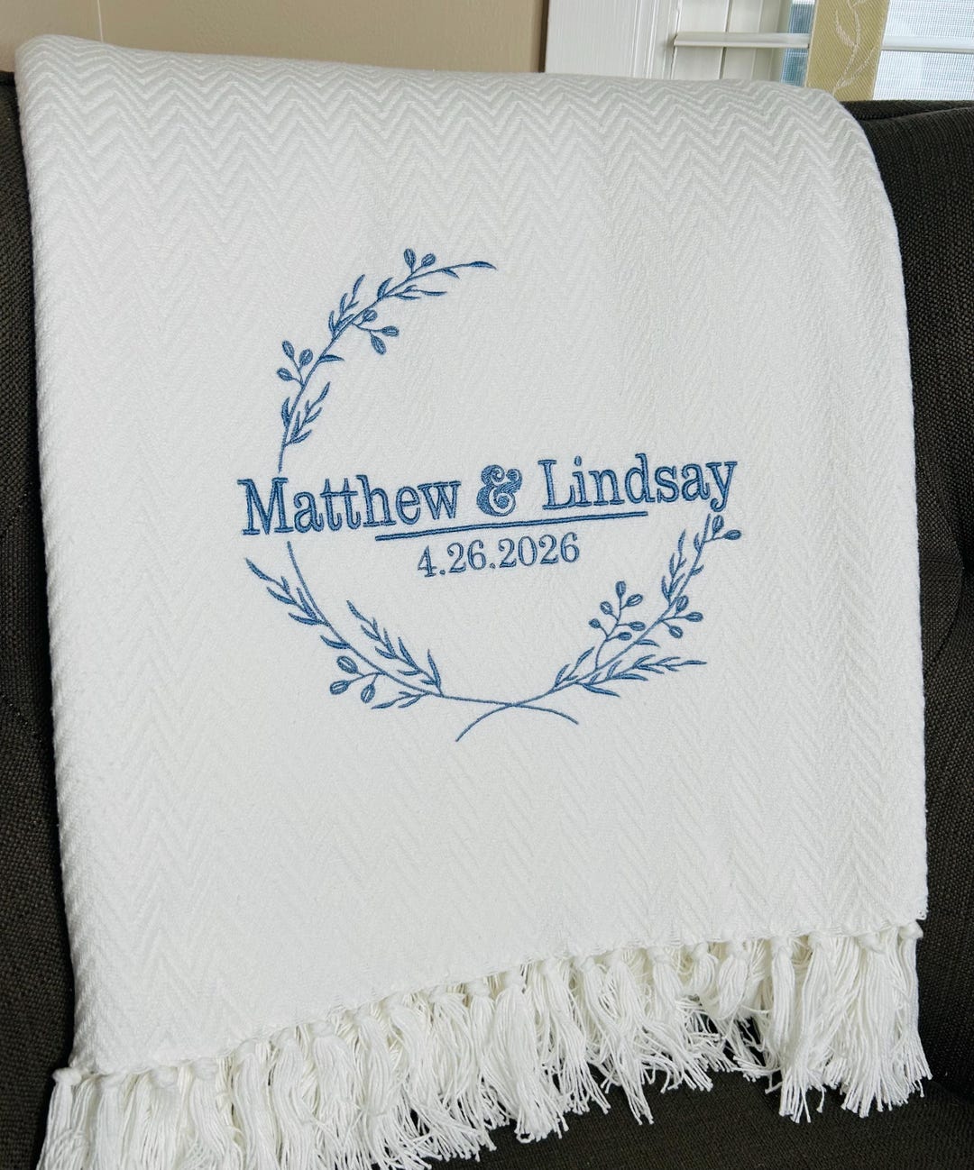 Personalized Family Blanket/personalized Wedding Gift/last Name Gift ...