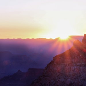 Sun Rays in the Canyon- wall art digital file