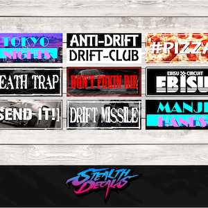 Drift Slap Sticker Set V3