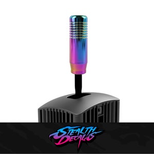 Schaltknauf und Adapter Neo Chrome passend für Fanatec Clubsport Mod Sim