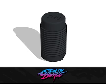 Pomo de palanca de cambios con adaptador M18x1.5 compatible con Thrustmaster TH8A Sim Racing Drifting