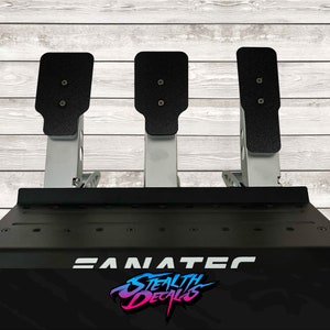 Fanatec CSL Tuning Pedal Plate Grip Mod Decals