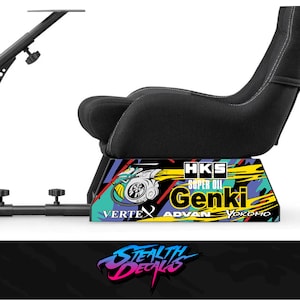 Playseat Evolution/ Revolution Side Panel Livery Stickers Sim Drift Genki Altezza