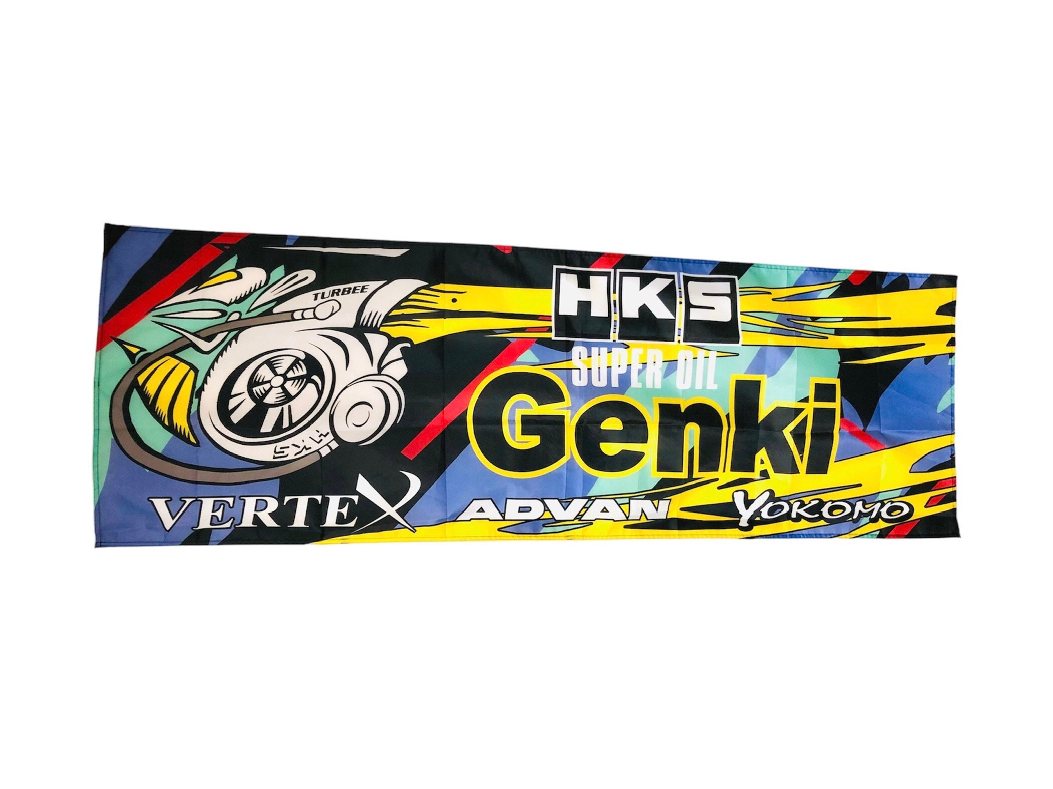NITRO BOARDS 看板 Drift Livery Nobori Banner Flag Garage Workshop 70x180cm JDM HKS