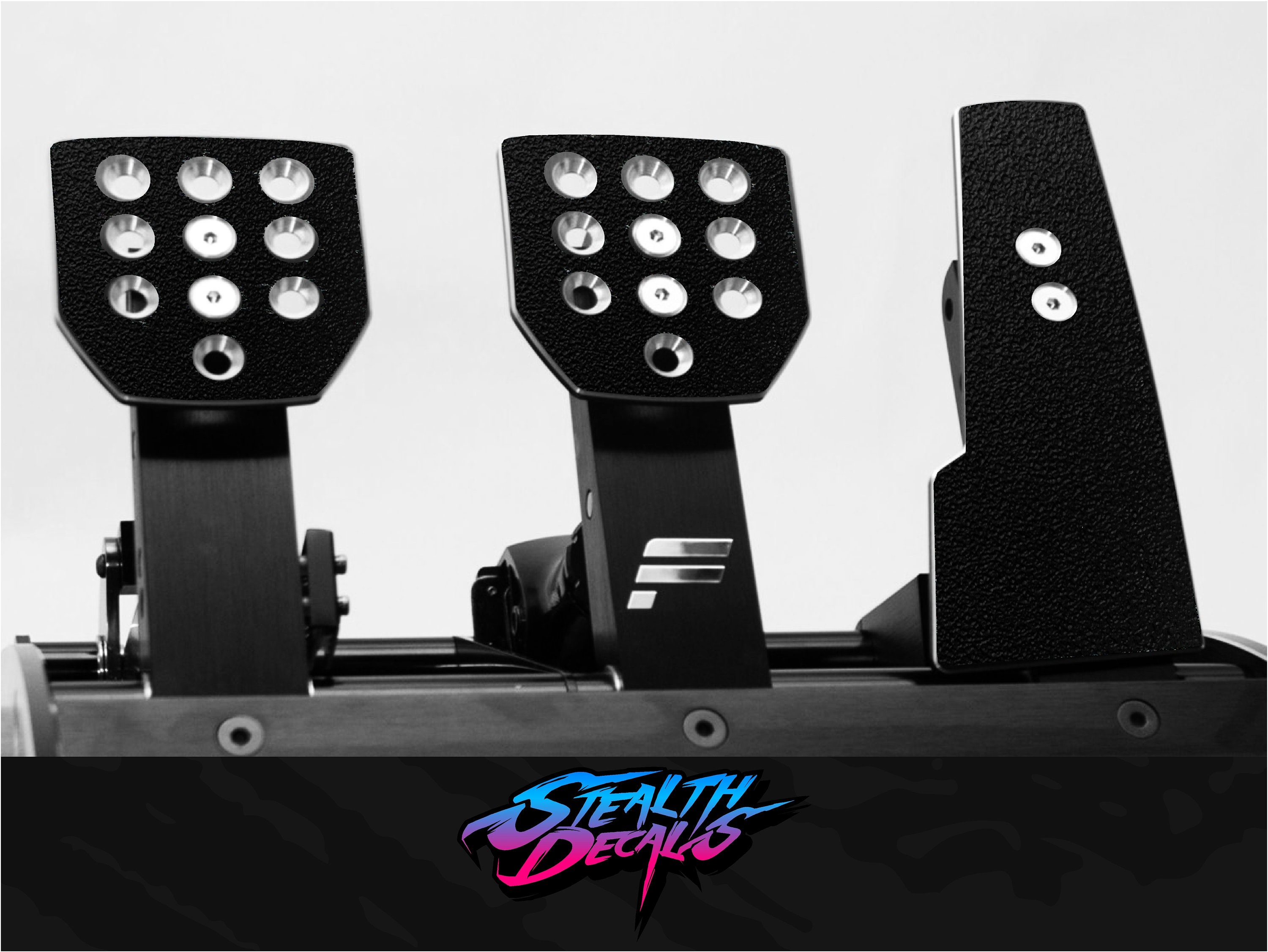 Fanatec V1 V2 V3 Clubsport Pedal Plate Grip Mod Decals Version Etsy