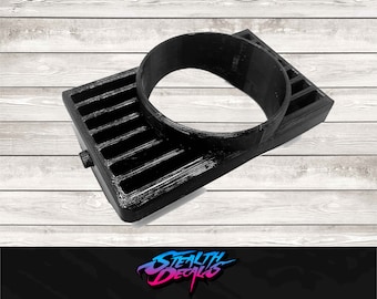 Soporte para manómetro de 52 mm en la rejilla de ventilación del calefactor del lado del conductor del Golf Rabbit MK4