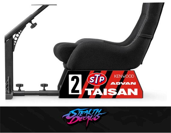 Playseat Evolution/ Revolution Side Panel Livery Stickers Sim