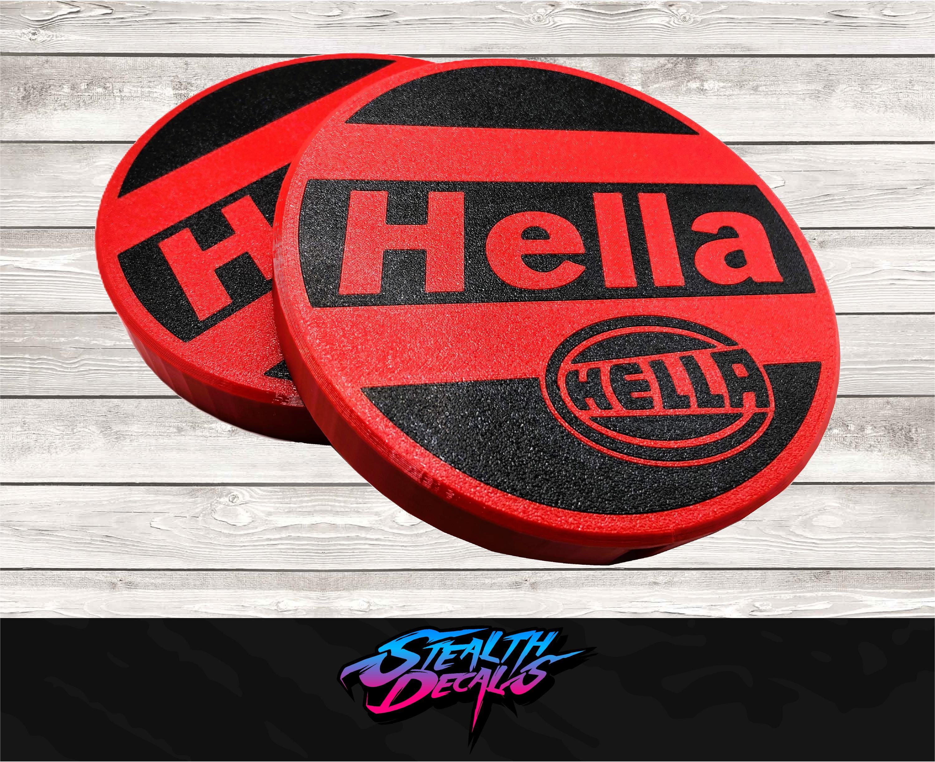 Mk2 ゴルフ Hella スポットライトカバー - レッド、イエロー、ホワイト
