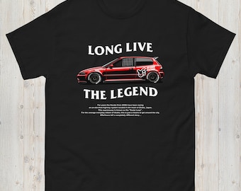 Long Live the Legend JDM Civic Kanjo Unisex Classic Tee - Etsy