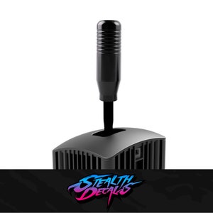 Schaltknauf und Adapter Schwarz, passend für Fanatec Clubsport Mod Sim