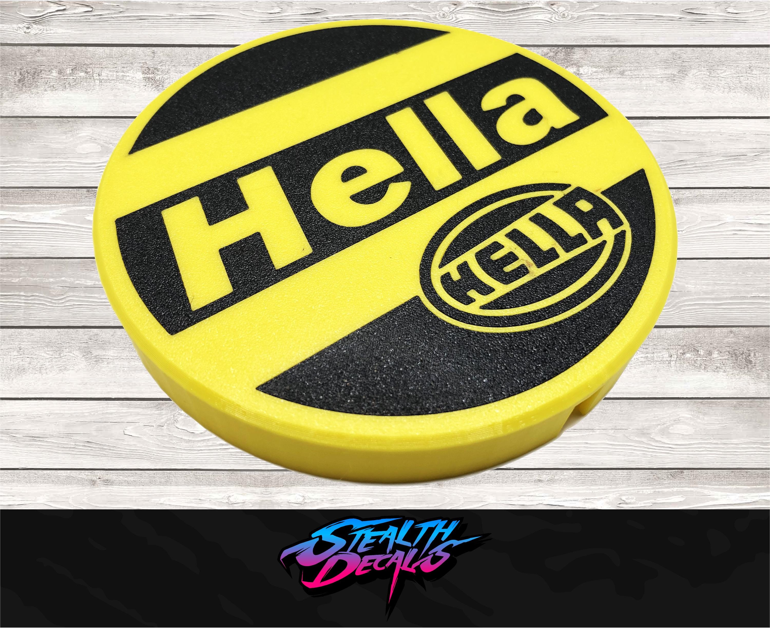 Mk2 ゴルフ Hella スポットライトカバー - レッド、イエロー、ホワイト