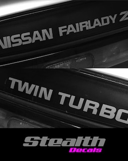 Nissan Fairlady Z Twin Turbo Decals - Premium Quality 300ZX - Etsy