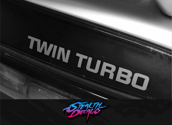 Nissan 300ZX Twin Turbo Decals, UK Spec Replacement Stickers