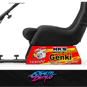 Adesivos de libré do painel lateral Playseat Evolution/Revolution Sim Drift Genki S15