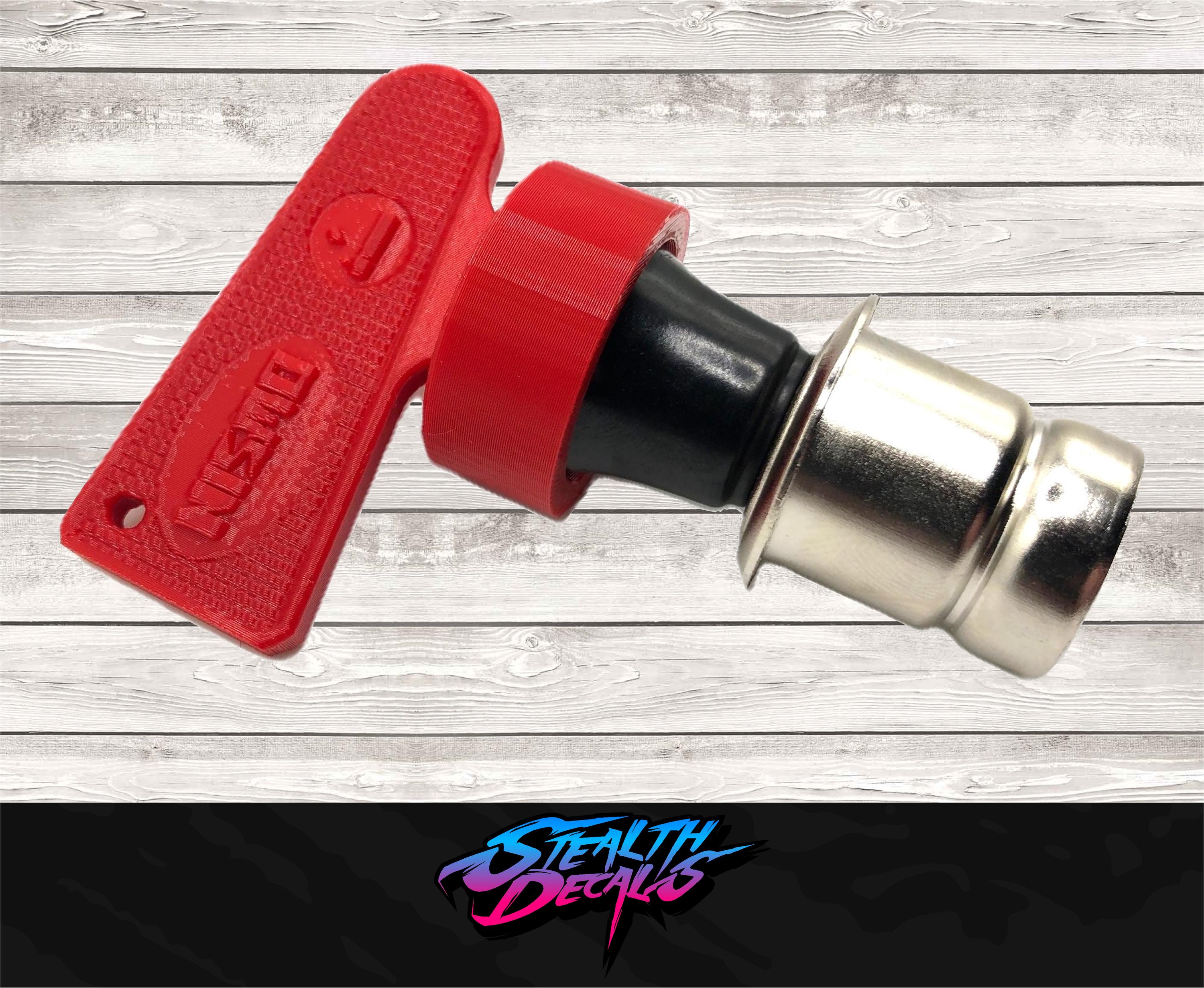 cigarette lighter kill switch Nismo Style LOGO Cigarette Lighter 12v Port Cover Kill Switch