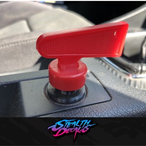 Nismo style dummy cigarette lighter 12v port dust cover kill switch