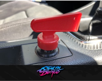 cigarette lighter with switch Nismo Style Dummy Cigarette Lighter 12v Port Dust Cover Kill Switch