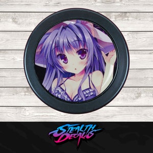Anime Girl universele JDM claxondrukknop voor aftermarket-stuurwiel