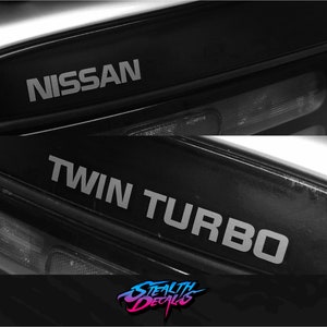 Nissan 300ZX Twin turbo UK Spec replacement rear stickers/ decals Premium Quality Fairlady Z