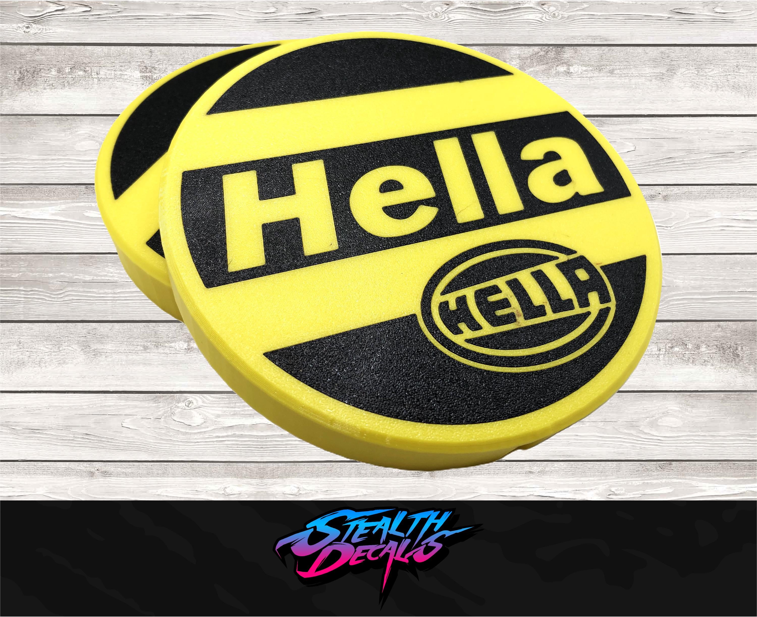 Mk2 ゴルフ Hella スポットライトカバー - レッド、イエロー、ホワイト