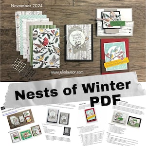 PDF - Stampin' Up! Tutoriels sur les cartes Nids d'hiver