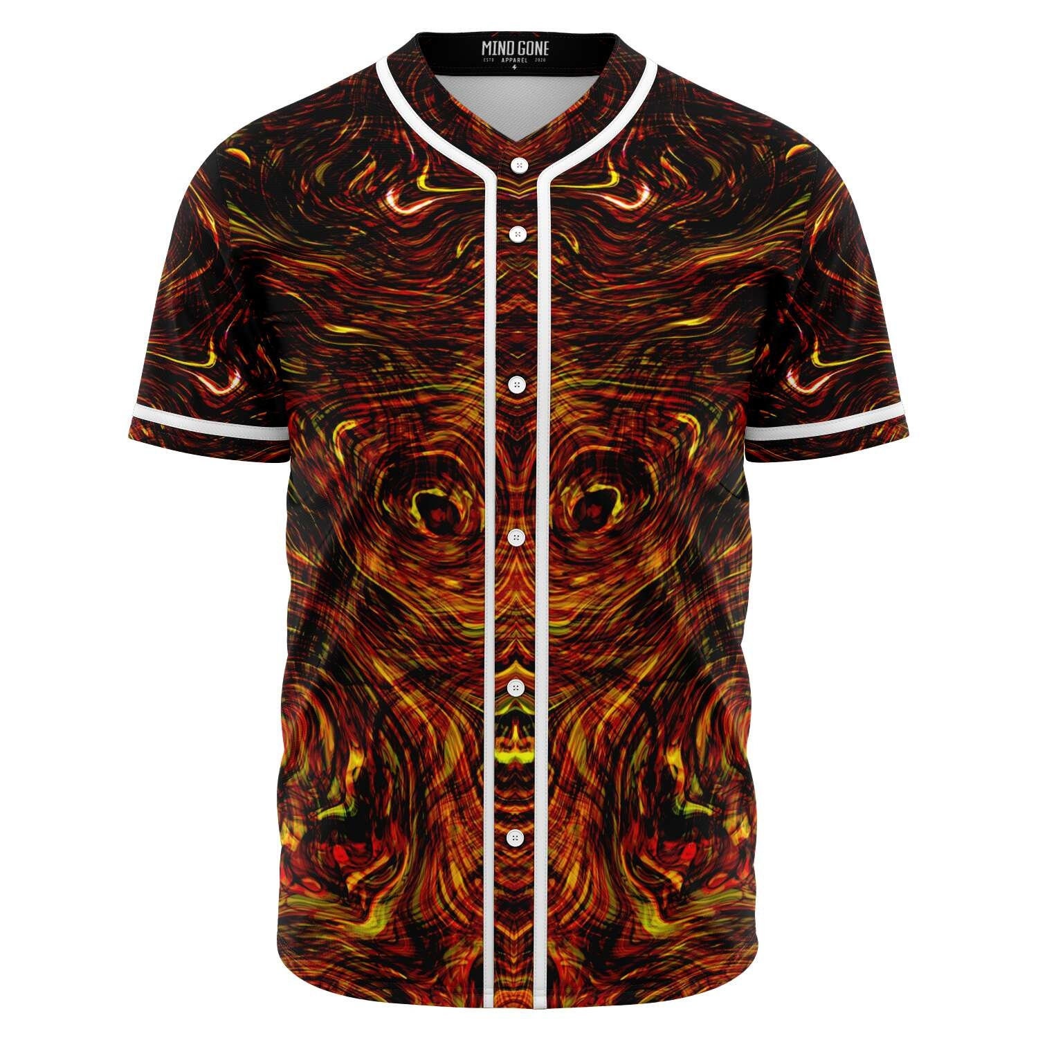 Discover Shamal Fantasy DMT Music Festival Baseball Jersey - Tribal Music Festival Fashion