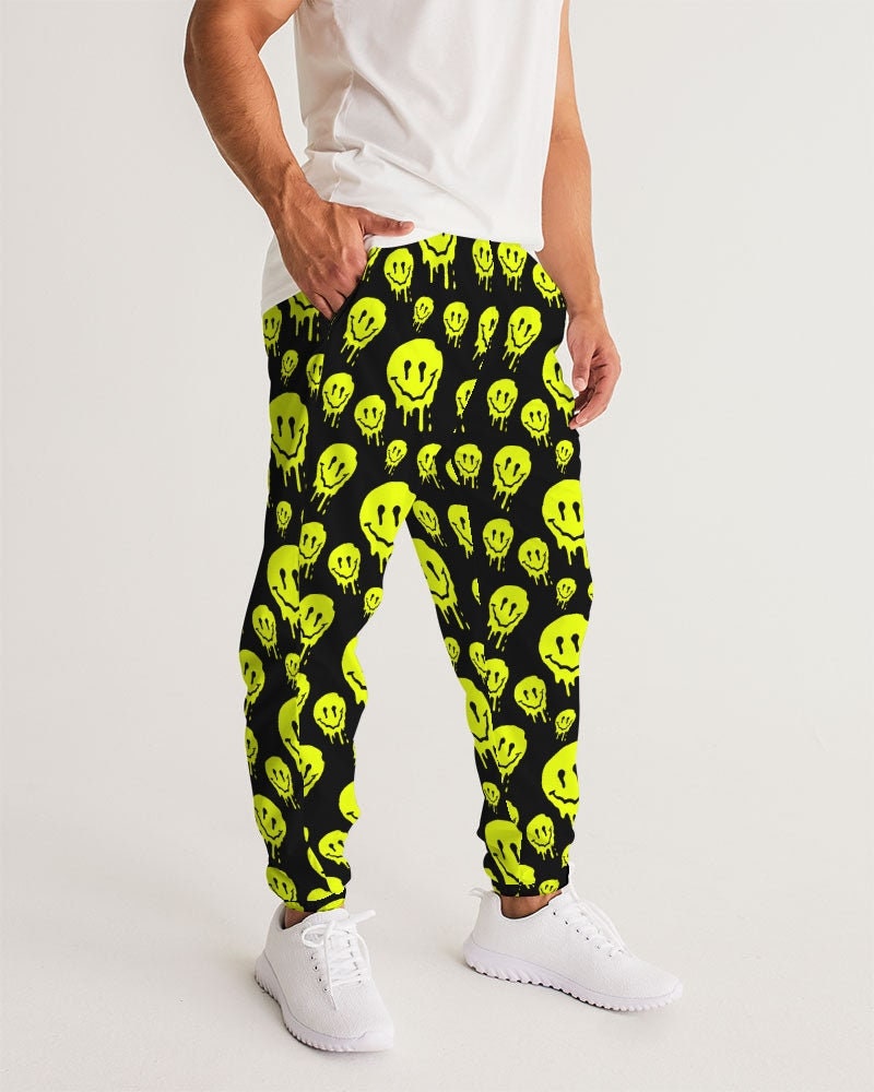 Pellucid Smiley Face Split Sweat Pants