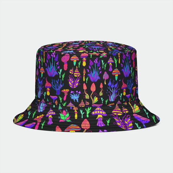 Rave Bucket Hat Magic Mushrooms Bucket 