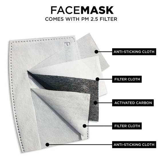 Luxury Designer Protective Face Mask Disposable Dust Sublimated