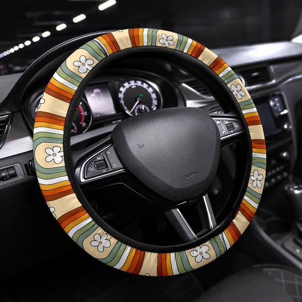 Steering Wheel Cover Boho Etsy