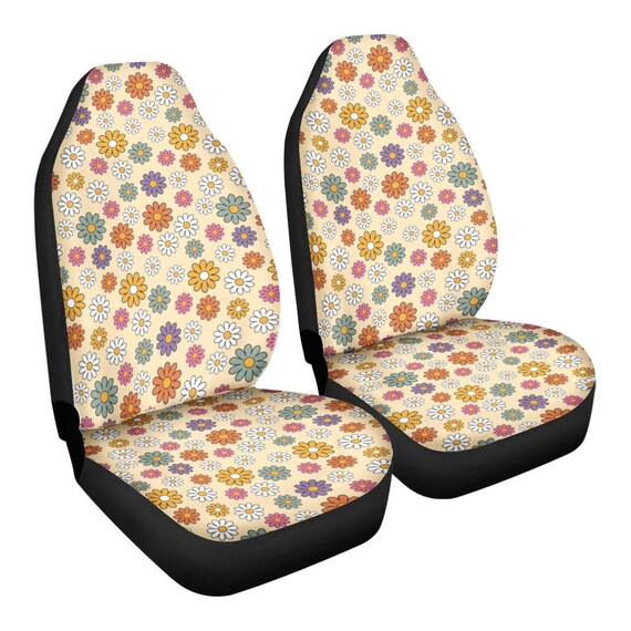Vintage floral car seat cheap covers
