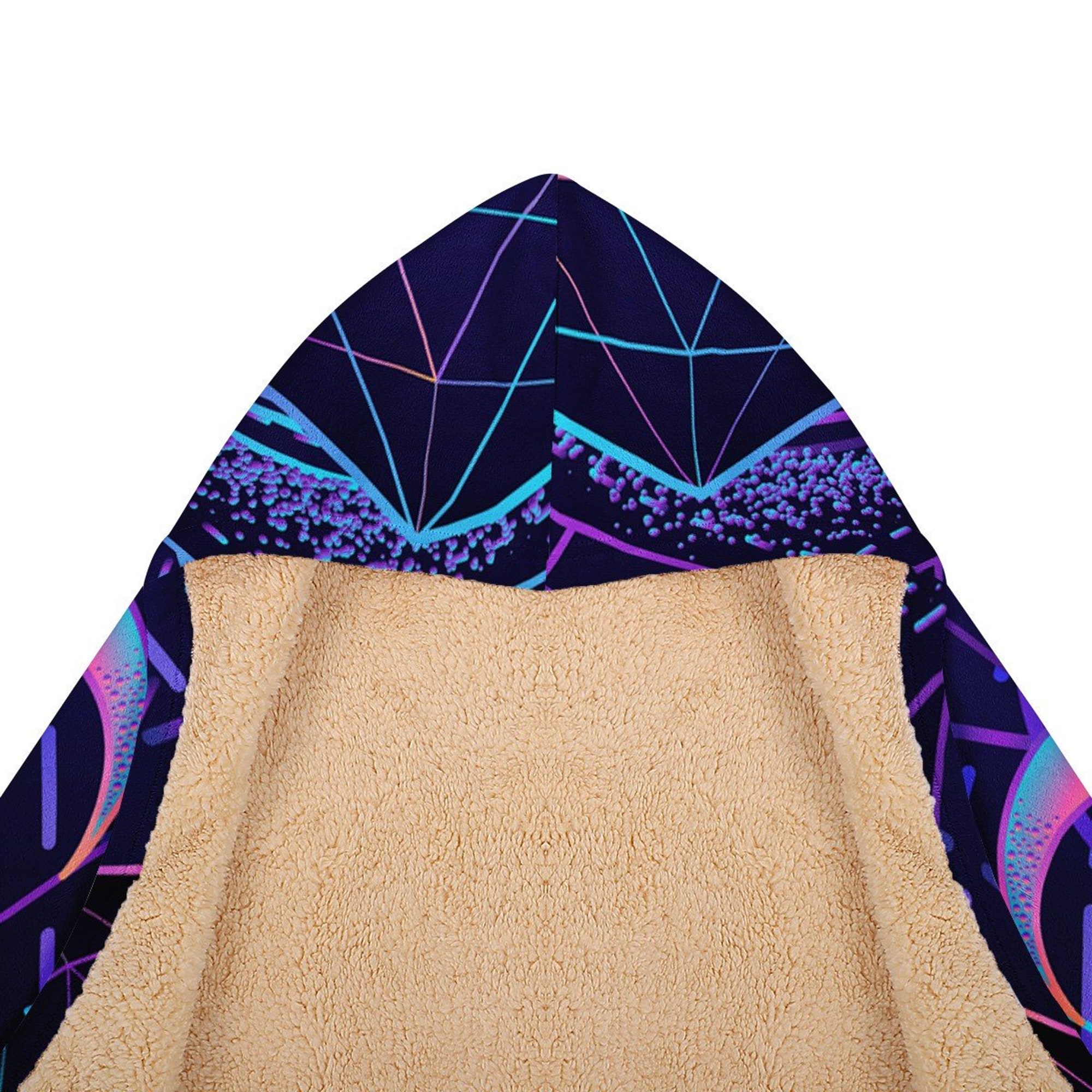 Sacred Hippie Buddha Celestial Hooded Blanket