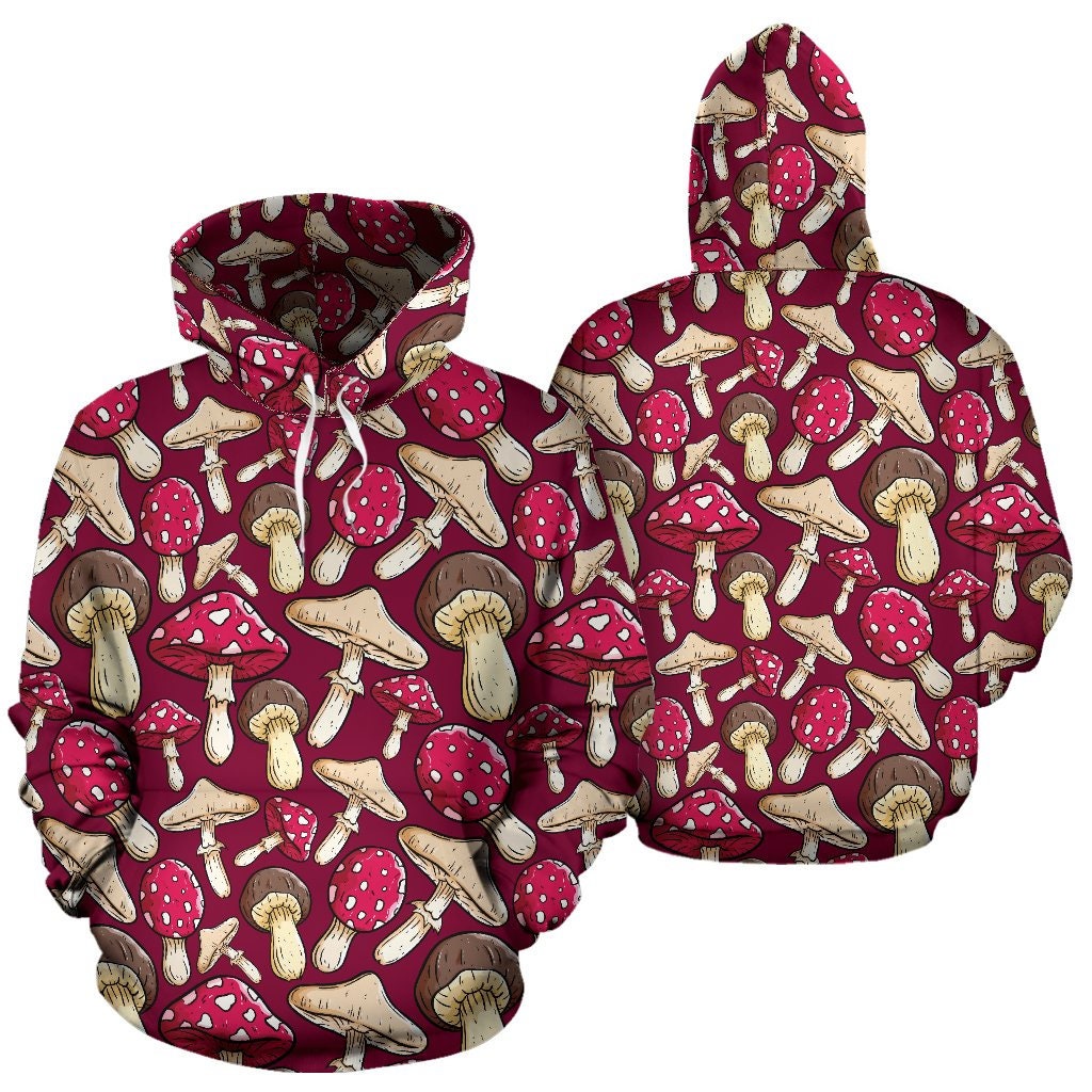 Discover Mushroom Hoodie - Amanita Muscaria Fungi 3D Hoodie