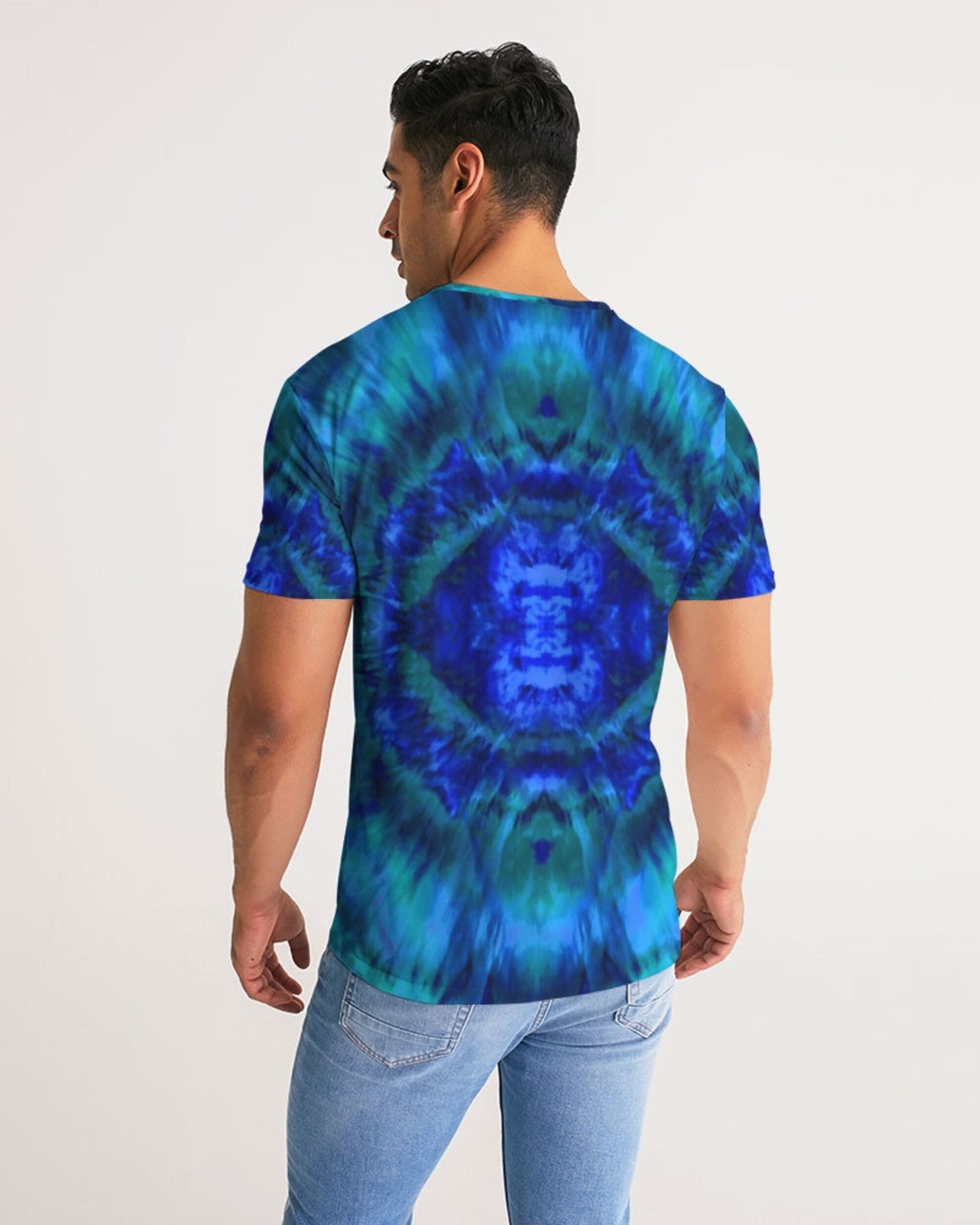 Psychedelic Hippie Shibori Tye Dye 3D T Shirt