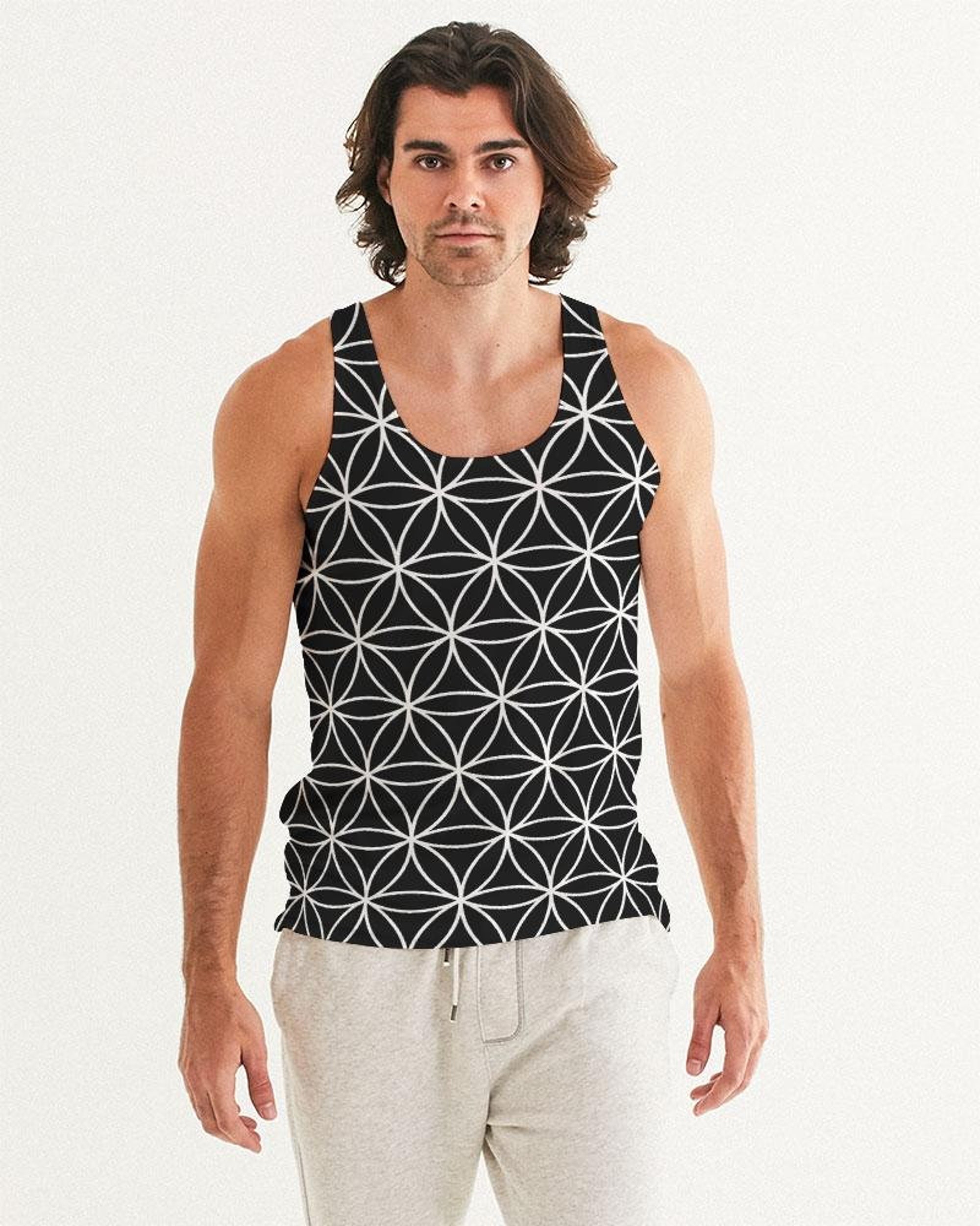 Discover Flower Of Life 3D Tank Top