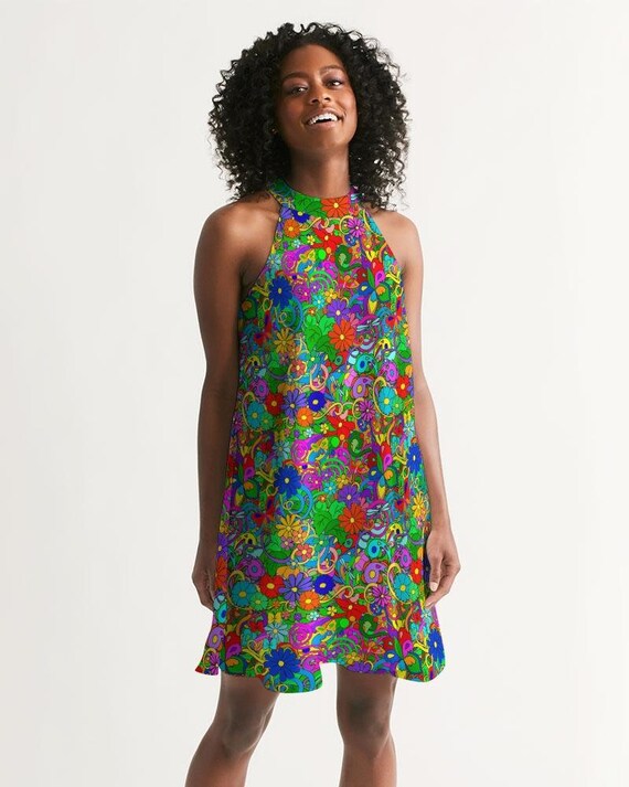 Flower power kleider online shop Clearance