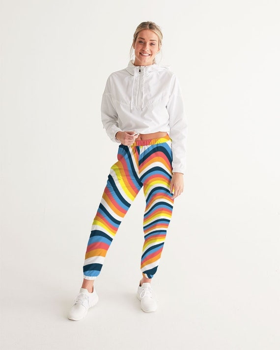 Retro Sensations Women's Track Pants Colorful Athleisure Clothing
