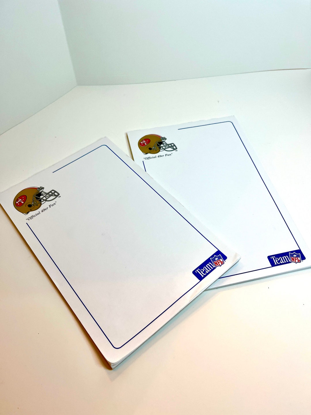 San Francisco 49ers NFL Stationery Set Double Pad Set Etsy