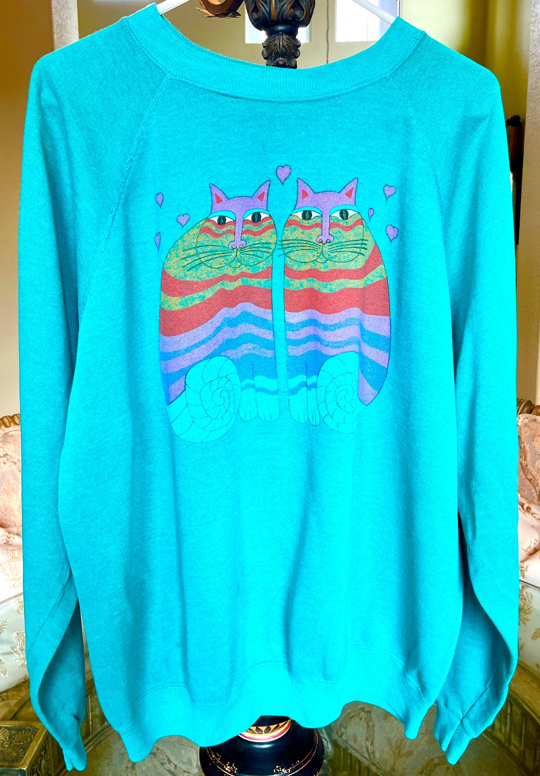 90's Animalia Wildlife Sweatshirt by Laurel Burch main image 0