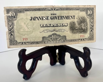 第二次世界大戦時代の日本政府 1、5、10 ペソ紙幣 占領下のフィリピン