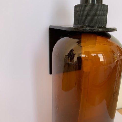 Pump Bottle Holder Hand Soap Bracket Wall Mounted Pump Etsy