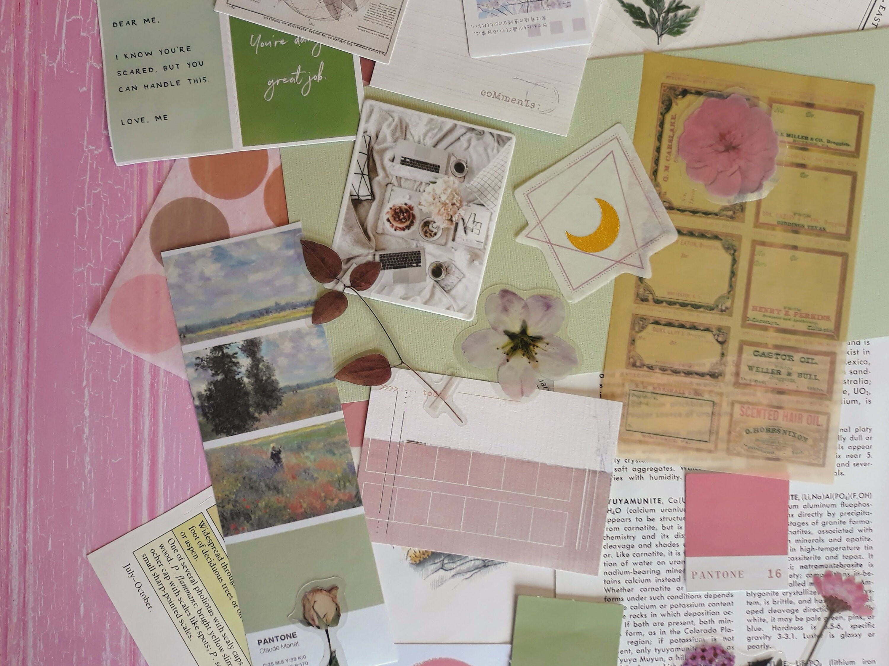 Art Journal Starter Kit Junk Journal Starter Kit Smash Book Etsy