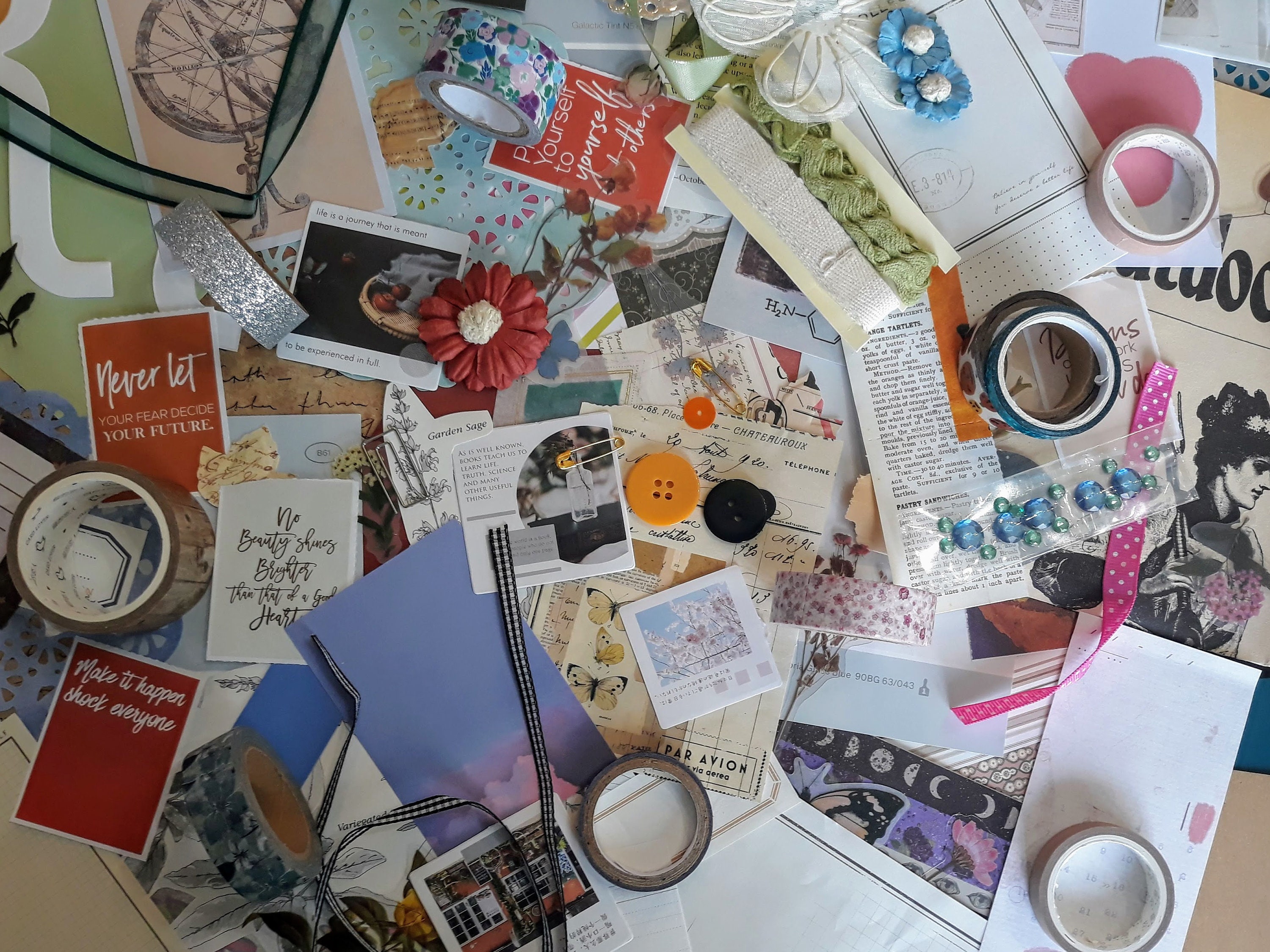 Art Journal Starter Kit Junk Journal Starter Kit Smash Book Etsy