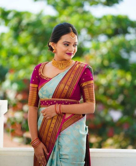 Kanjivaram Soft Silk Saree With Rich 