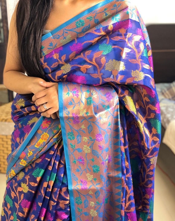 Brocade silk shop sarees wedding