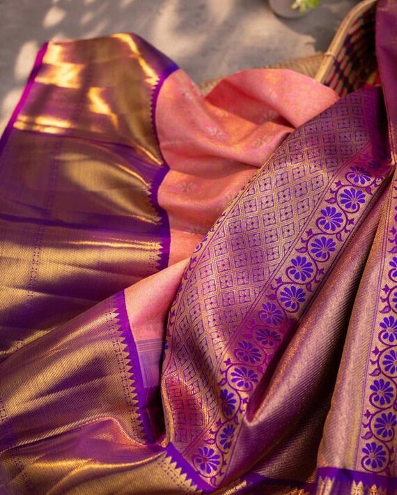 Kanchipuram Silk Saree With Extra 